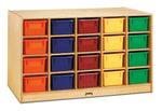 Jonti - Craft Double - Sided Island - Single + 20 Cubbie - Tray - without Trays - SchoolOutlet