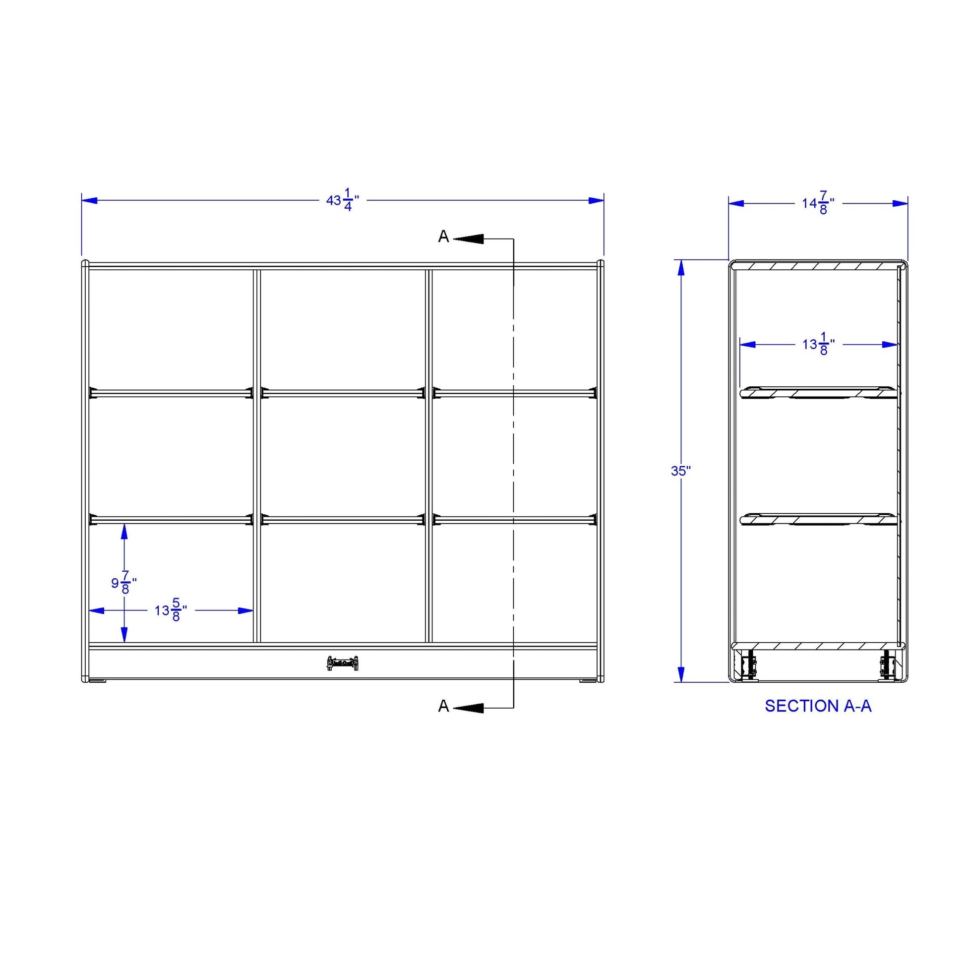 Jonti - Craft 9 Tub Large Mobile Unit - without Tubs - SchoolOutlet