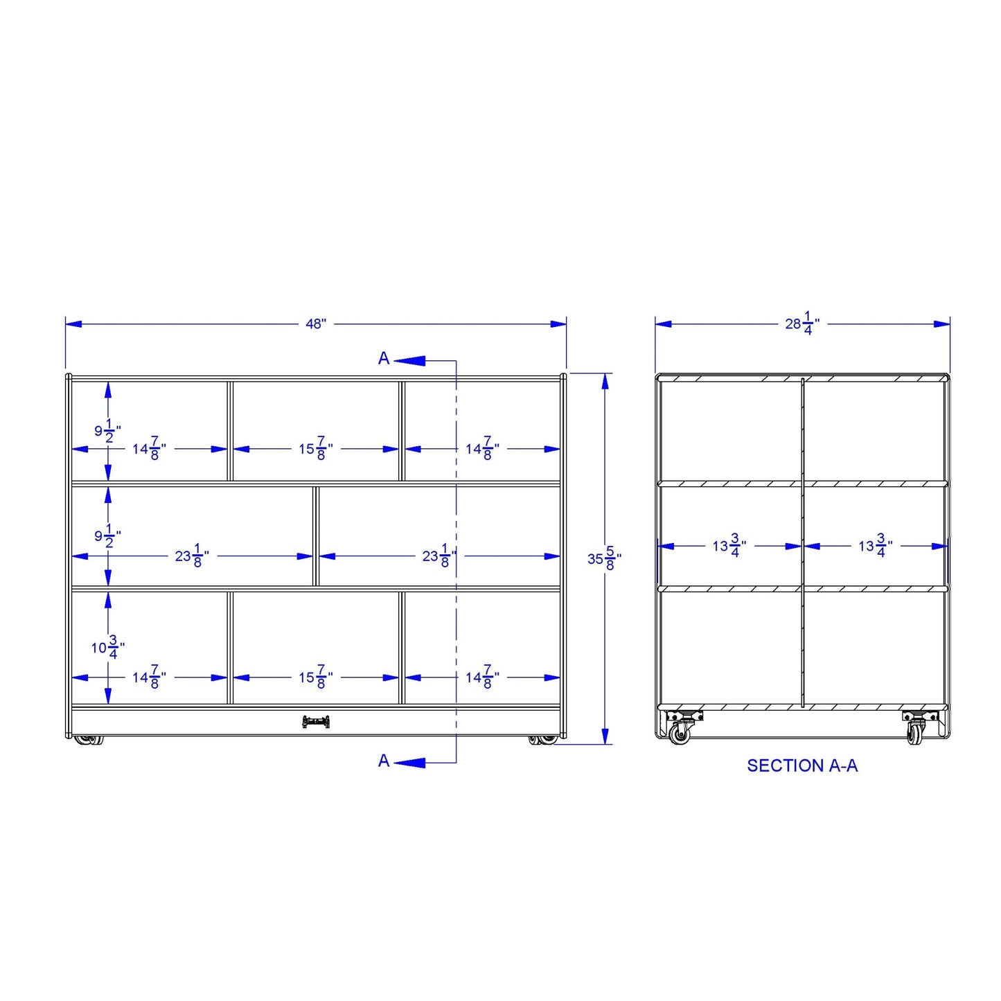 Jonti - Craft Super - Sized Double - Sided Island - SchoolOutlet