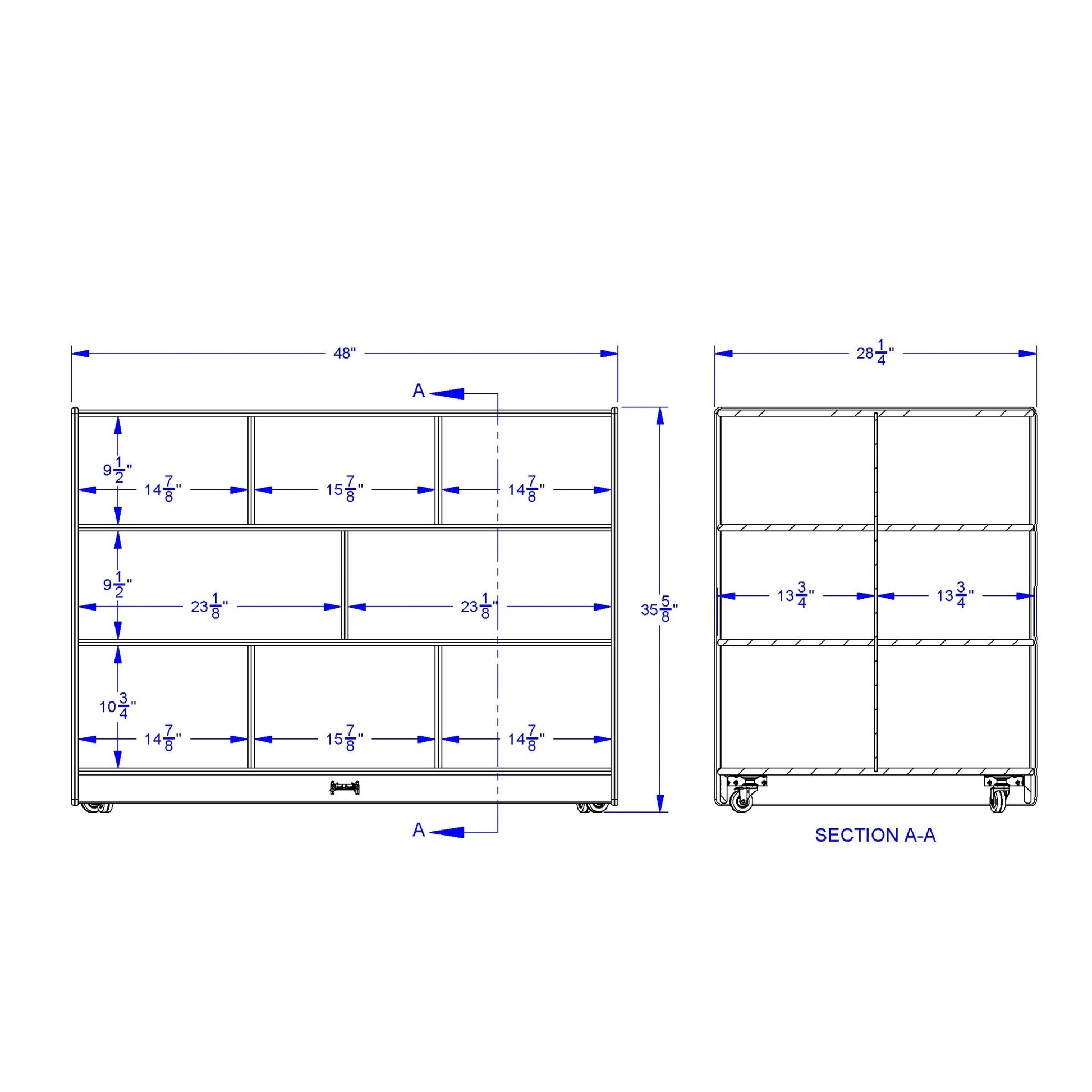 Jonti - Craft Super - Sized Double - Sided Island - SchoolOutlet