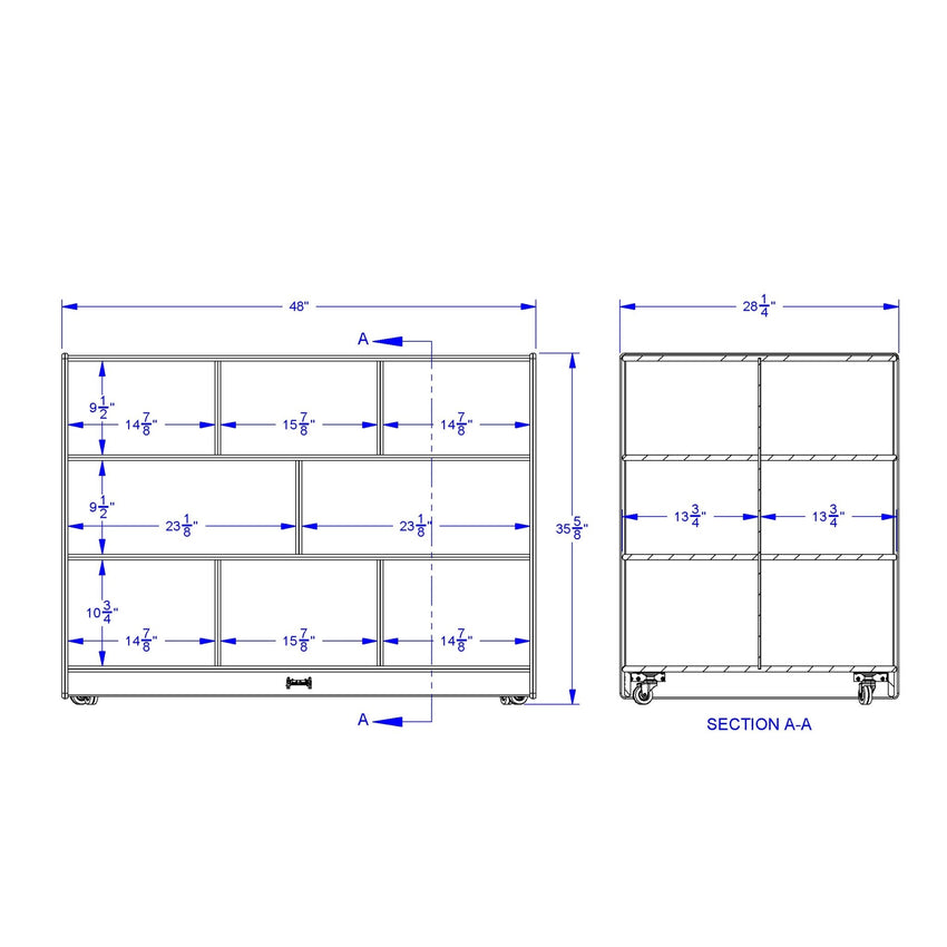 Jonti - Craft Super - Sized Double - Sided Island - SchoolOutlet