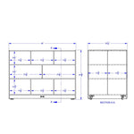 Jonti - Craft Super - Sized Double - Sided Island - SchoolOutlet