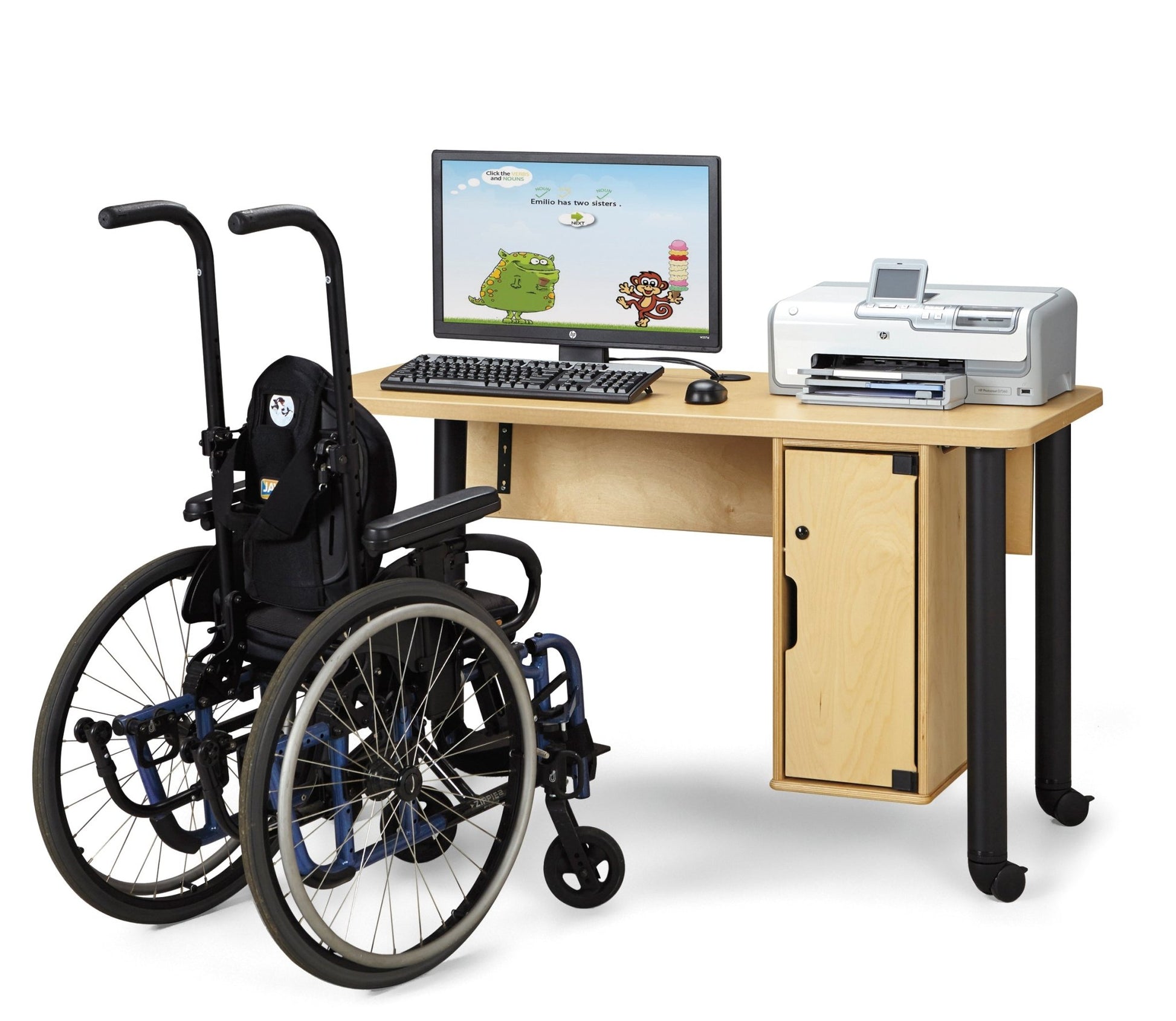 Jonti - Craft Dual Computer Lab Table - SchoolOutlet