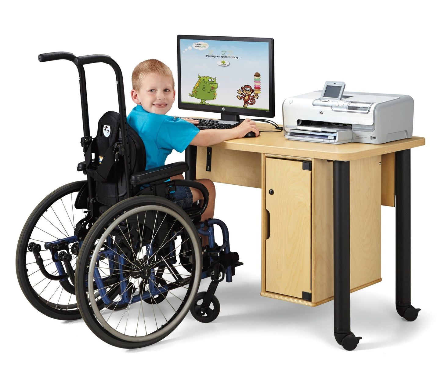 Jonti - Craft Dual Computer Lab Table - SchoolOutlet