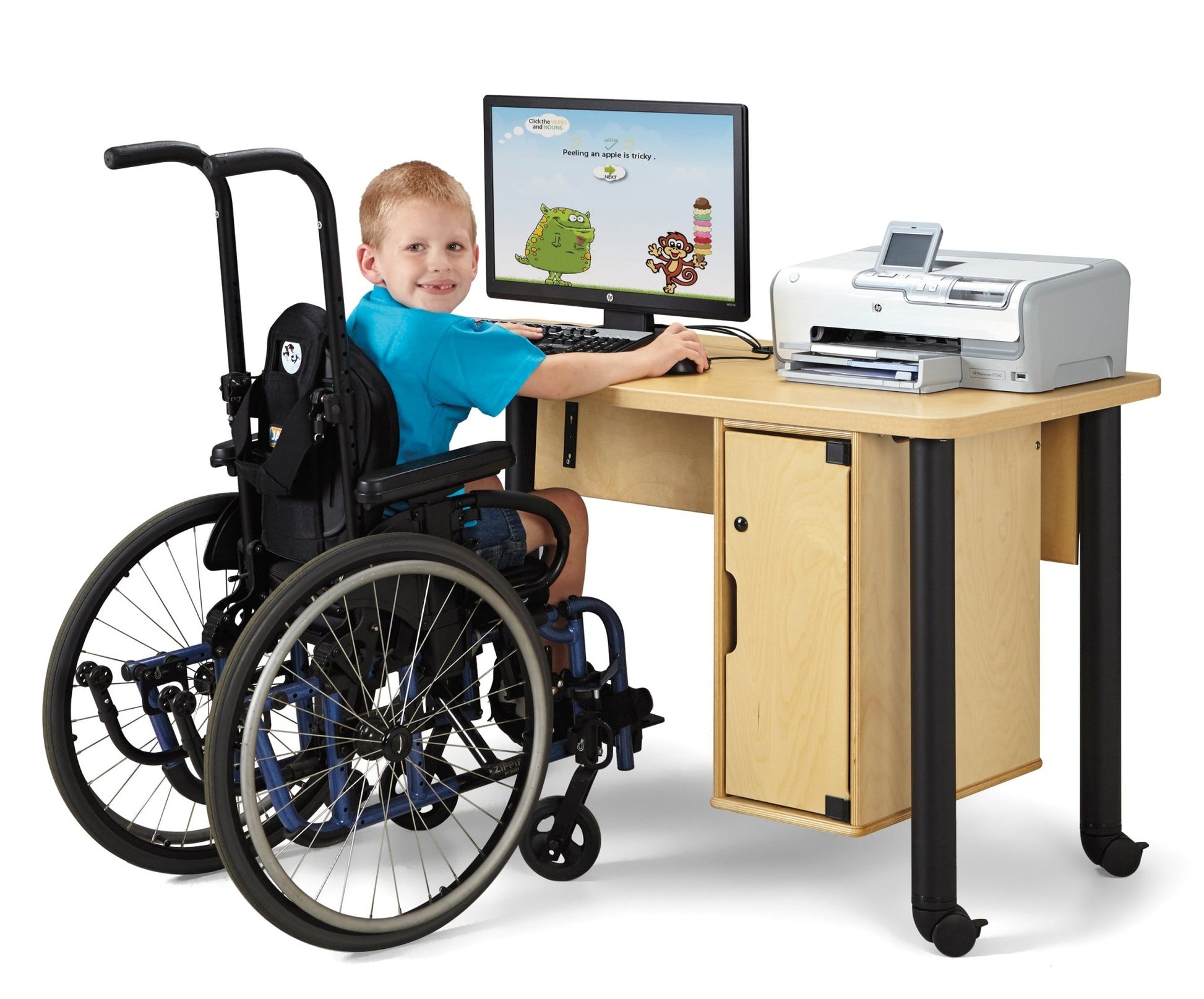 Jonti - Craft Dual Computer Lab Table - SchoolOutlet