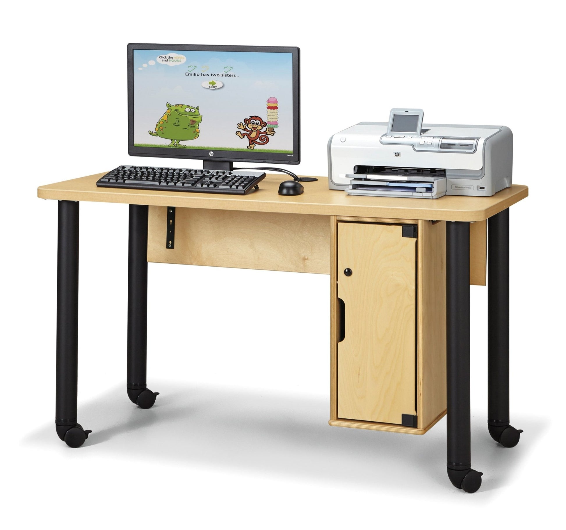 Jonti - Craft Dual Computer Lab Table - SchoolOutlet