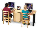 Jonti - Craft Dual Computer Lab Table - SchoolOutlet
