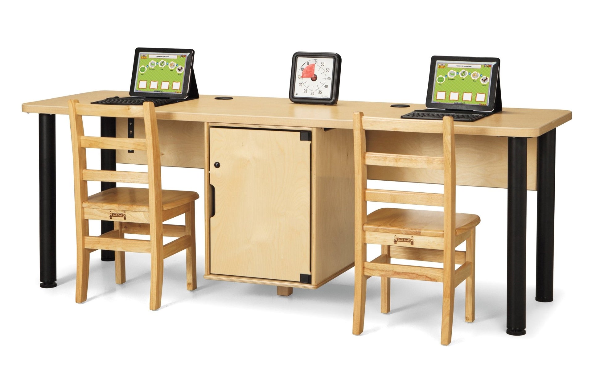 Jonti - Craft Dual Computer Lab Table - SchoolOutlet