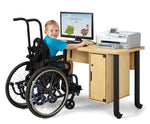 Jonti - Craft Single Computer Lab Table - SchoolOutlet