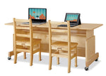 Jonti - Craft Apollo Single Computer Desk - White Top - SchoolOutlet