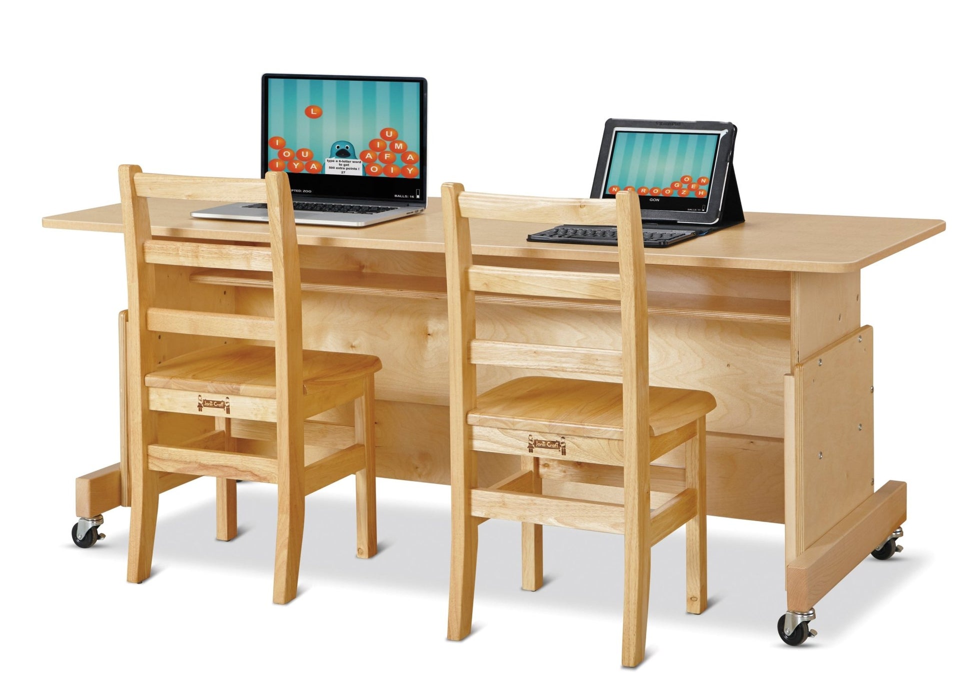 Jonti - Craft Apollo Single Computer Desk - Maple Top - SchoolOutlet