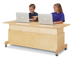 Jonti - Craft Apollo Double Computer Desk - Maple Top - SchoolOutlet
