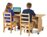 Jonti - Craft Apollo Double Computer Desk - Maple Top - SchoolOutlet