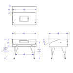 Jonti - Craft Single Tablet Table - Stationary - SchoolOutlet