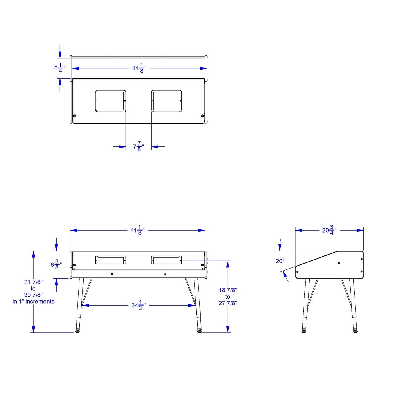 Jonti - Craft Dual Tablet Table - Stationary - SchoolOutlet