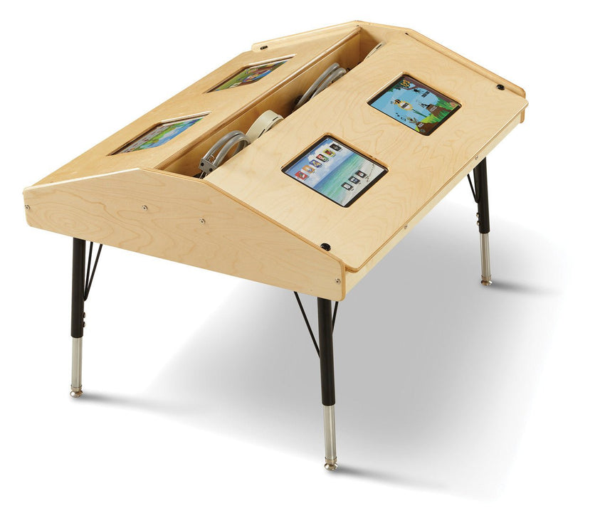 Jonti - Craft 4 - Student Secure Tablet Activity Table with Ergonomic Viewing Angles and Integrated Accessory Storage (JON - 33971JCX) - SchoolOutlet