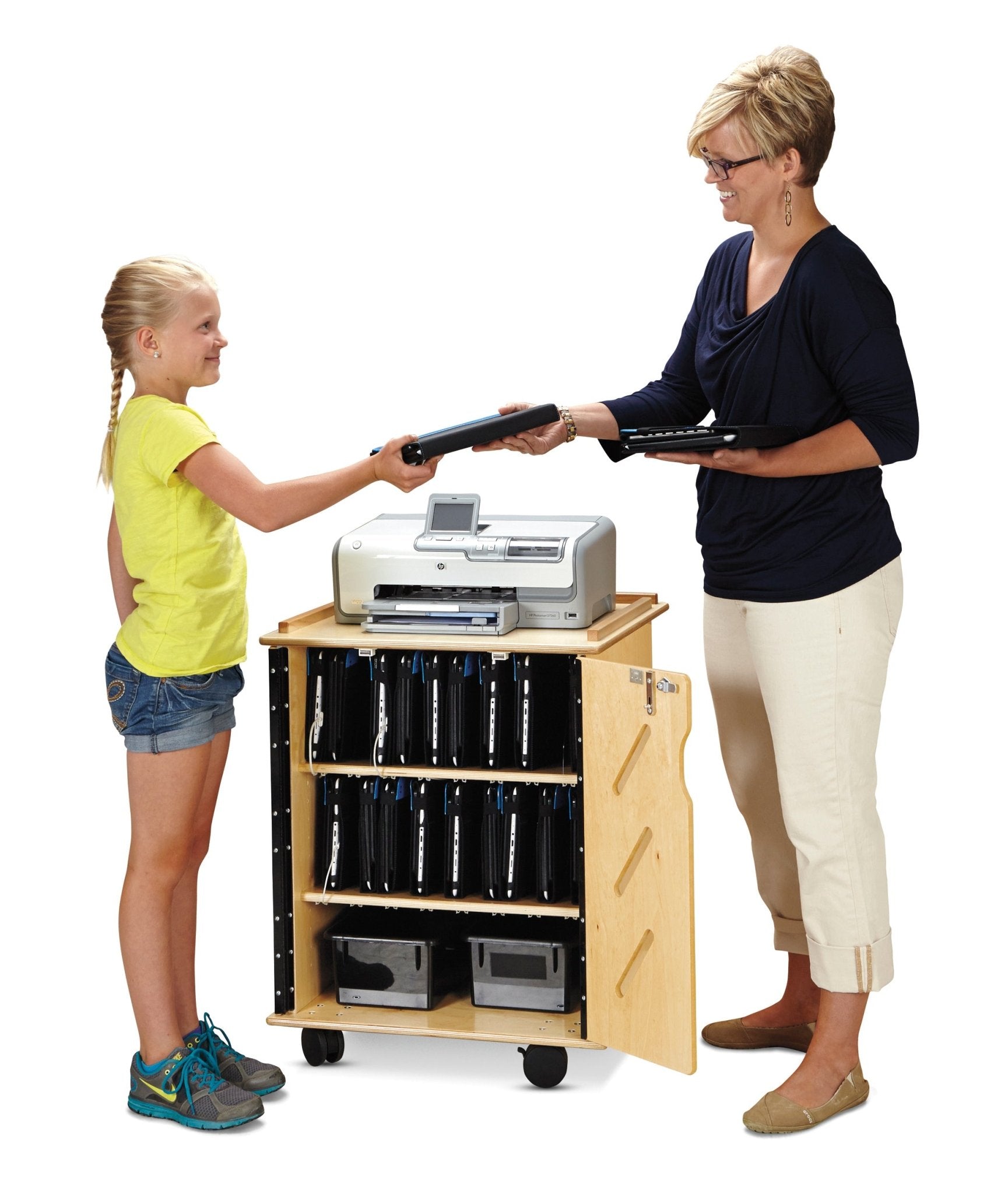 Jonti - Craft Laptop and Tablet Storage Cart - SchoolOutlet