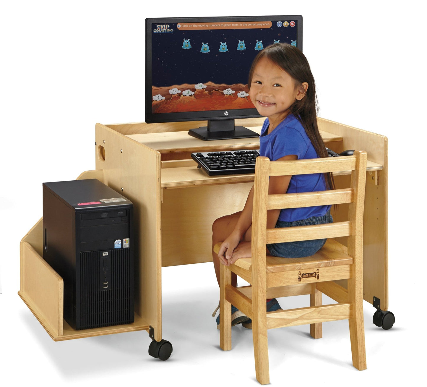 Jonti - Craft Enterprise Single Computer Desk - SchoolOutlet