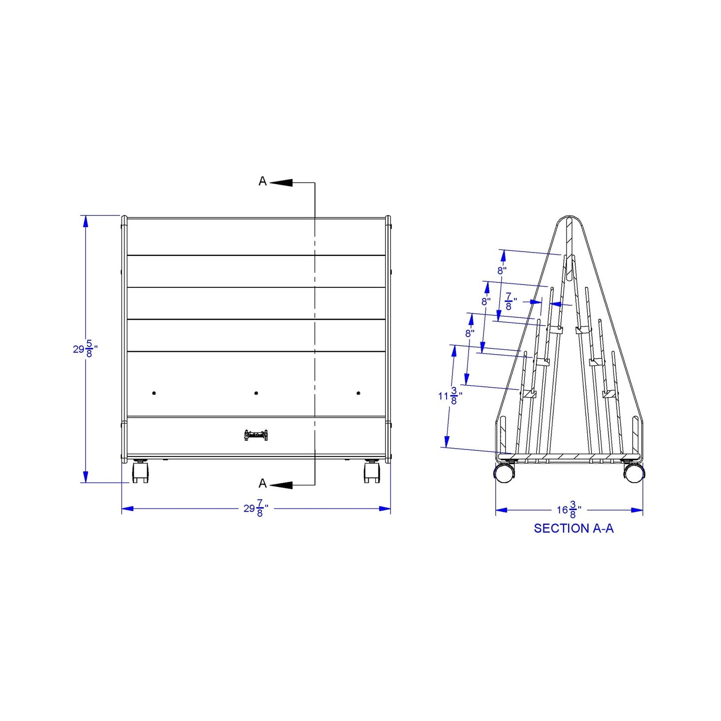 Jonti - Craft Double Sided Pick - a - Book Stand - Mobile - SchoolOutlet