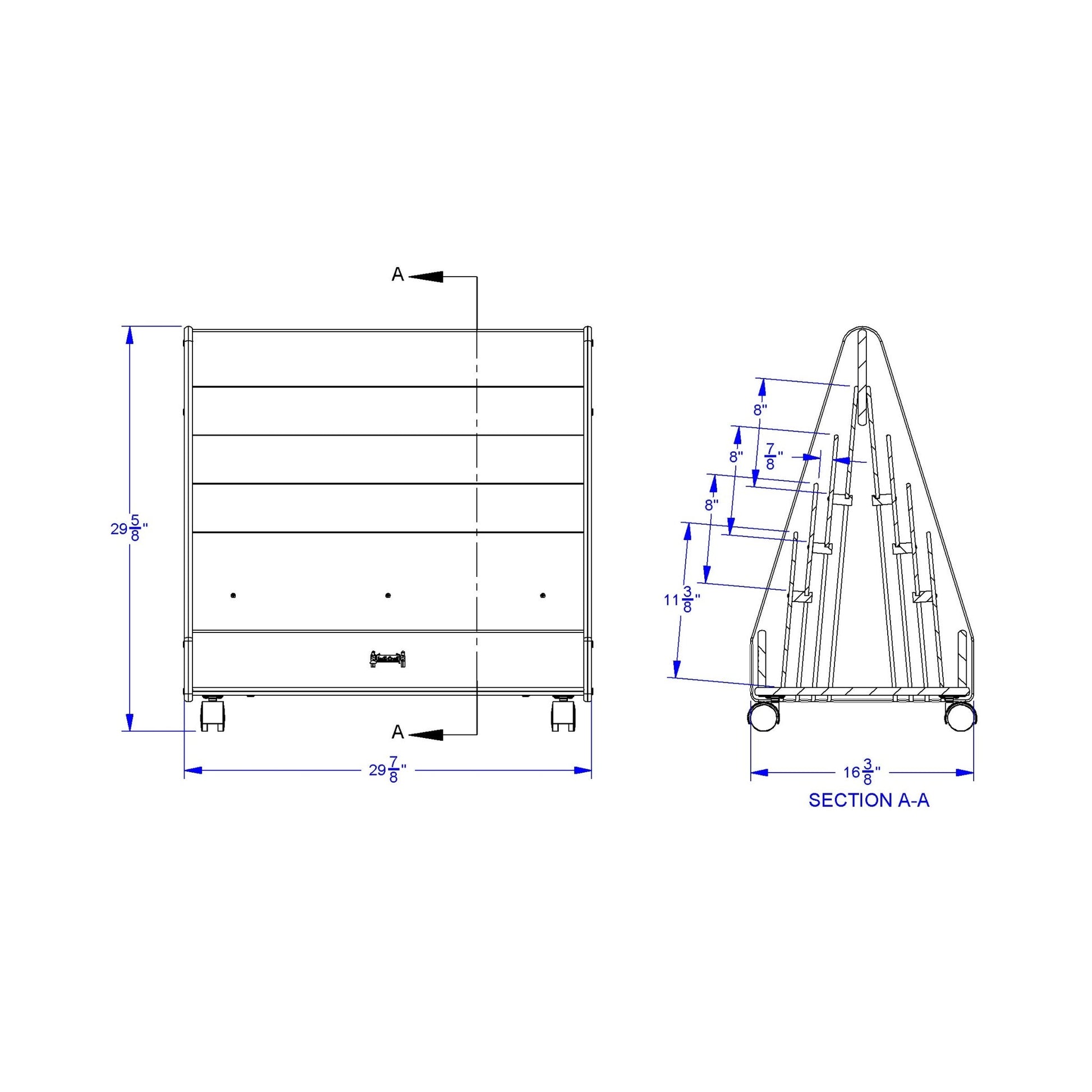 Jonti - Craft Double Sided Pick - a - Book Stand - Mobile - SchoolOutlet