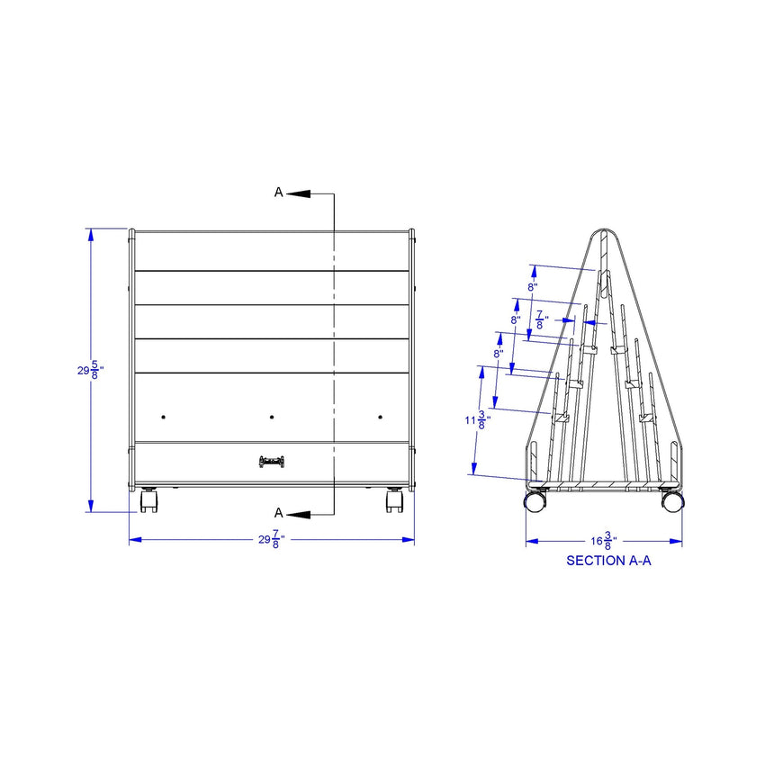 Jonti - Craft Double Sided Pick - a - Book Stand - Mobile - SchoolOutlet