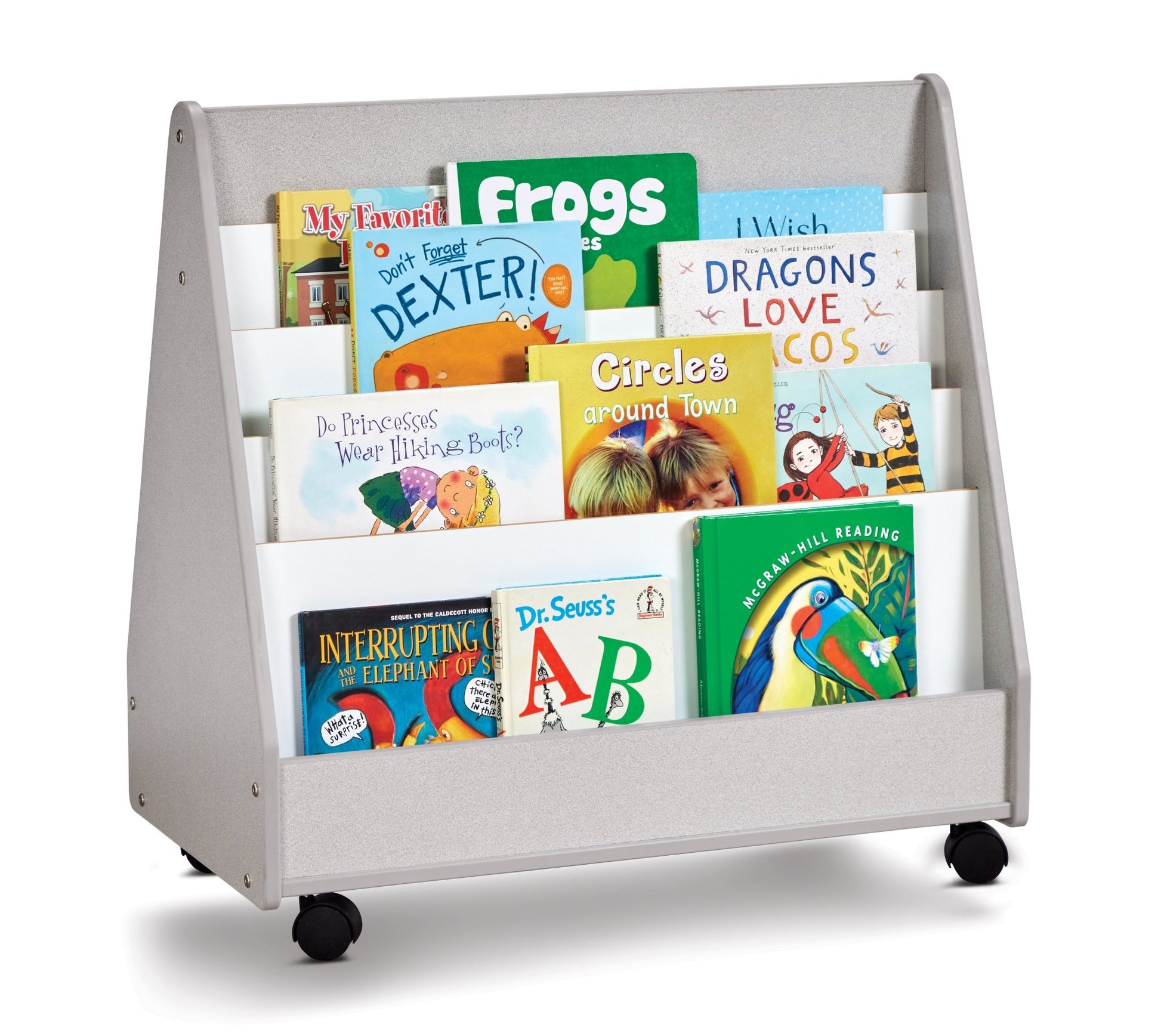Rainbow Accents Double Sided Pick - a - Book Stand - Mobile - SchoolOutlet