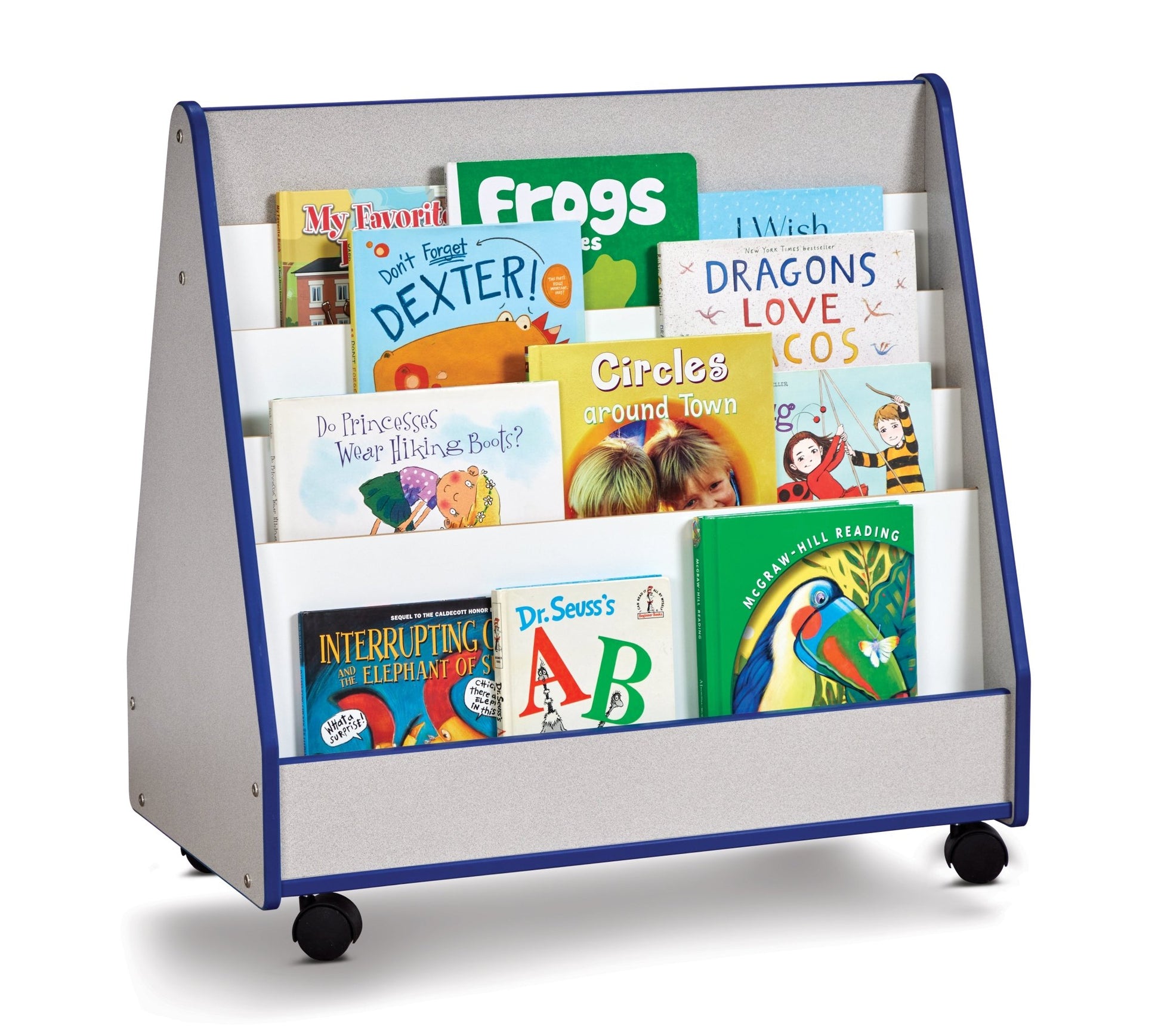 Rainbow Accents Double Sided Pick - a - Book Stand - Mobile - SchoolOutlet