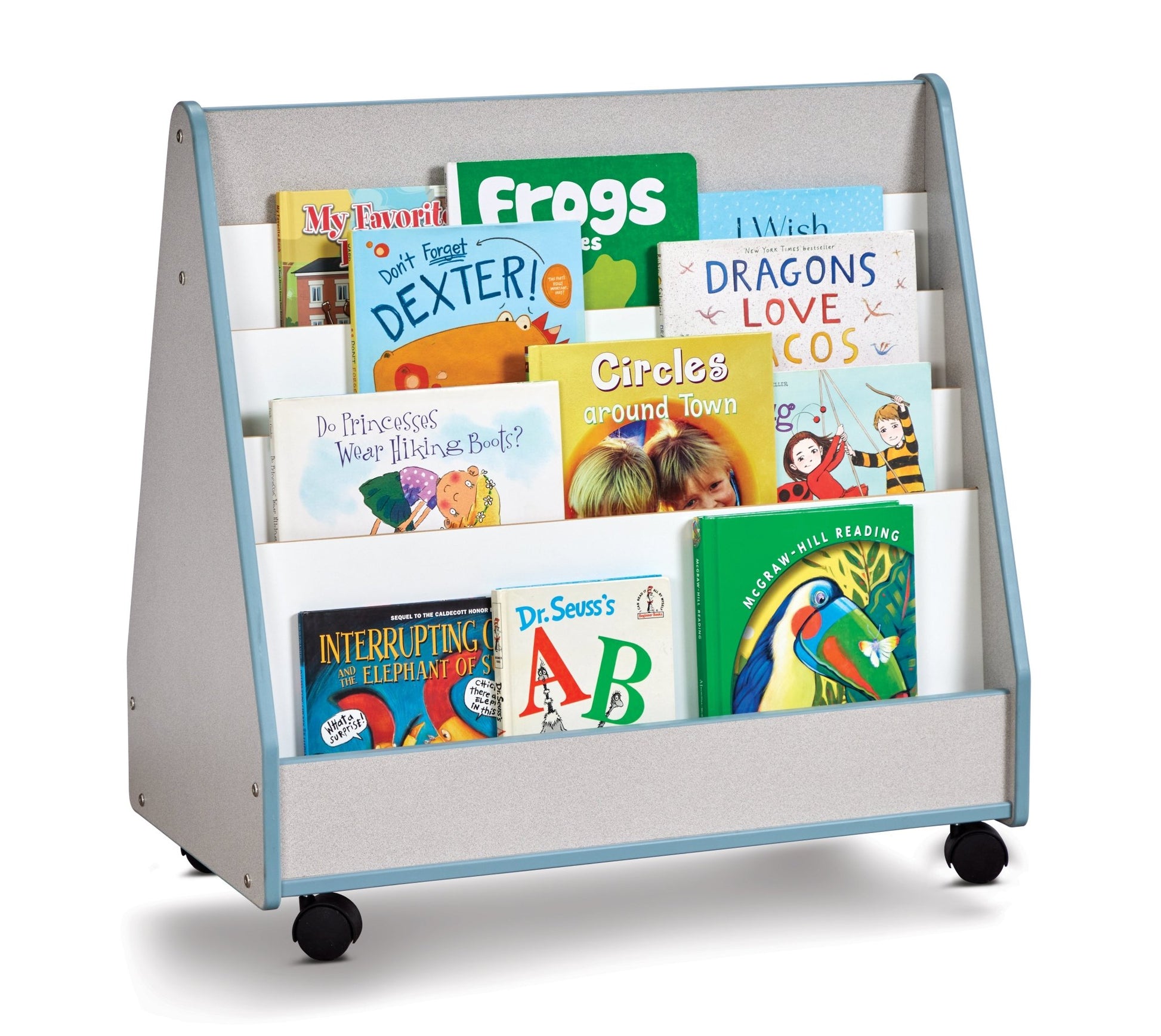Rainbow Accents Double Sided Pick - a - Book Stand - Mobile - SchoolOutlet