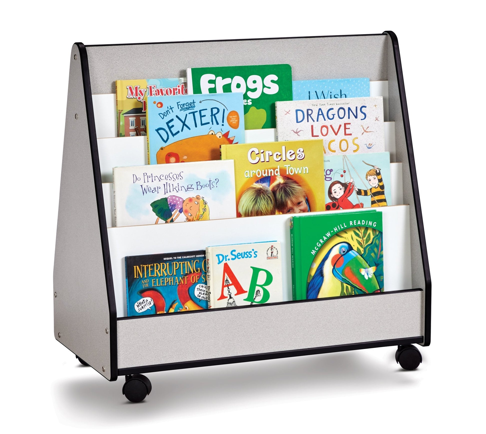 Rainbow Accents Double Sided Pick - a - Book Stand - Mobile - SchoolOutlet