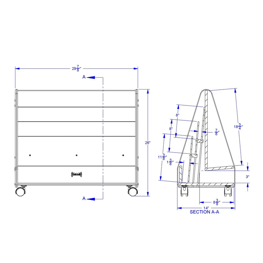 Jonti - Craft Small Pick - a - Book Stand - Mobile - SchoolOutlet