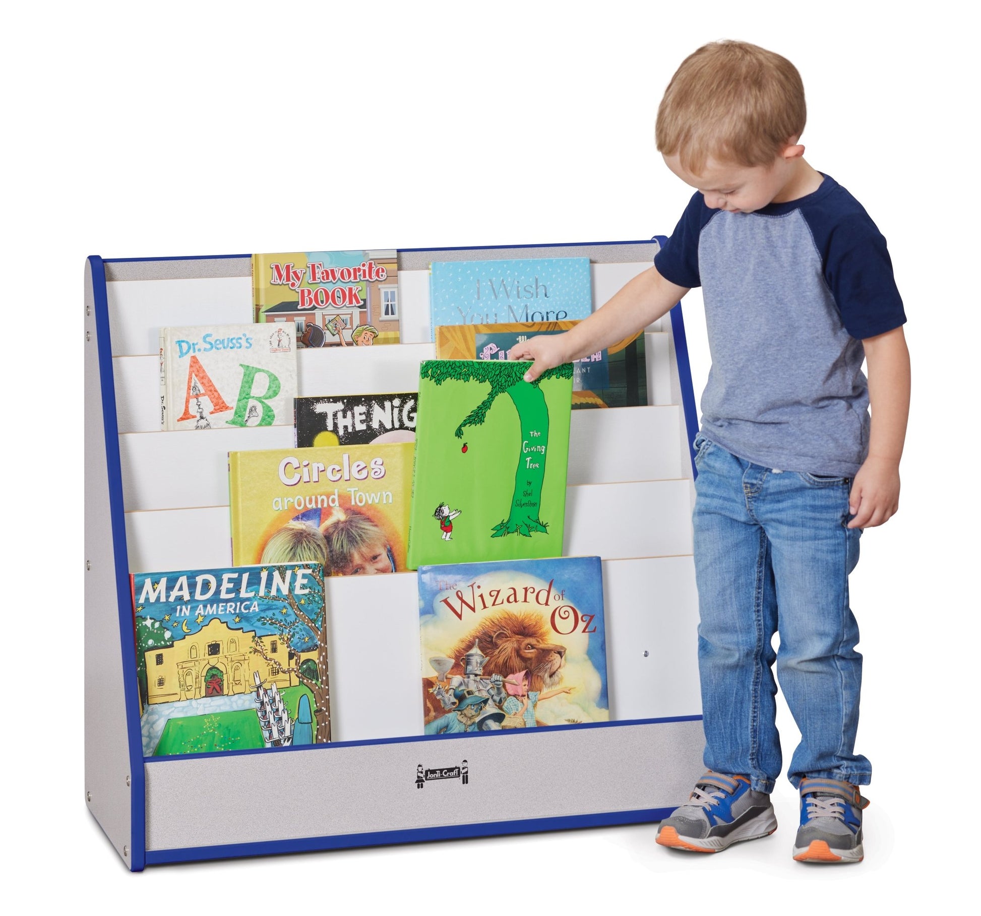 Rainbow Accents Flushback Pick - a - Book Stand - SchoolOutlet
