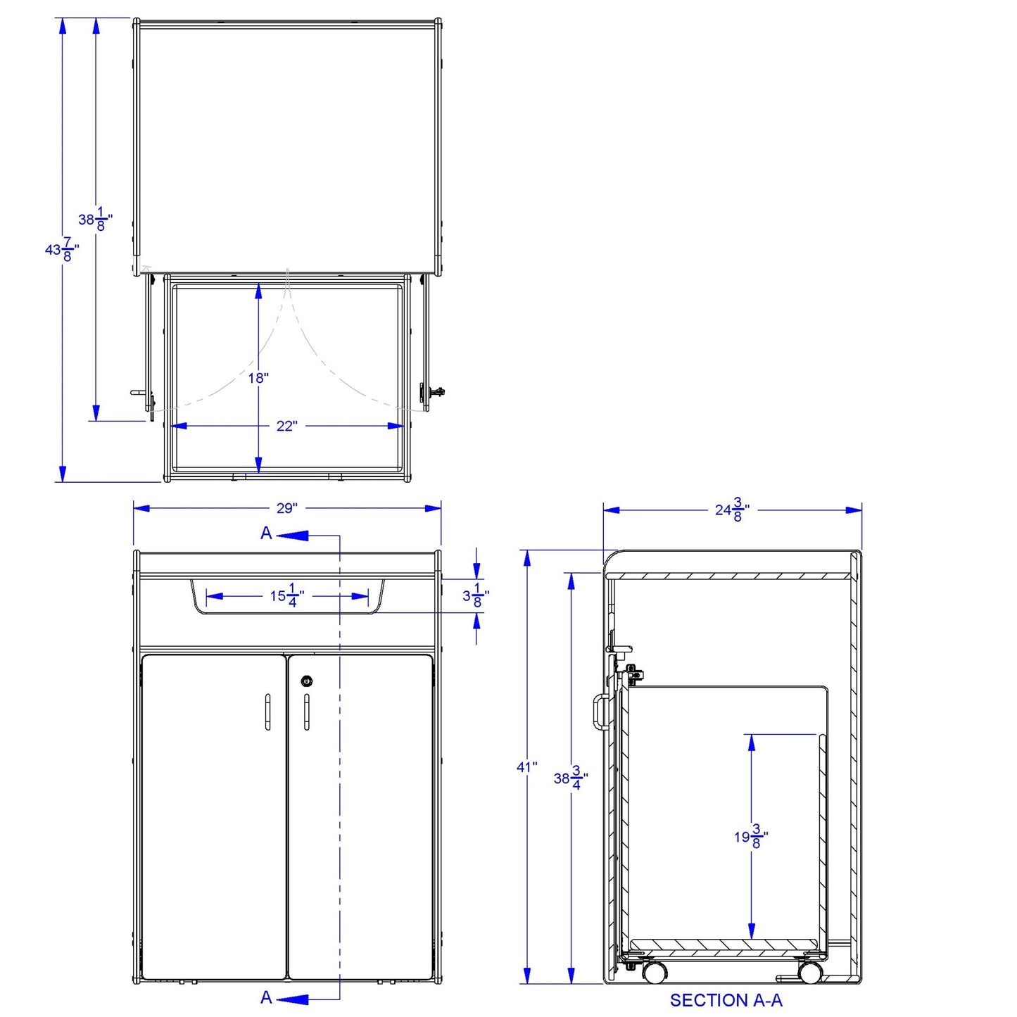 Jonti - Craft Book Return with Cart - SchoolOutlet