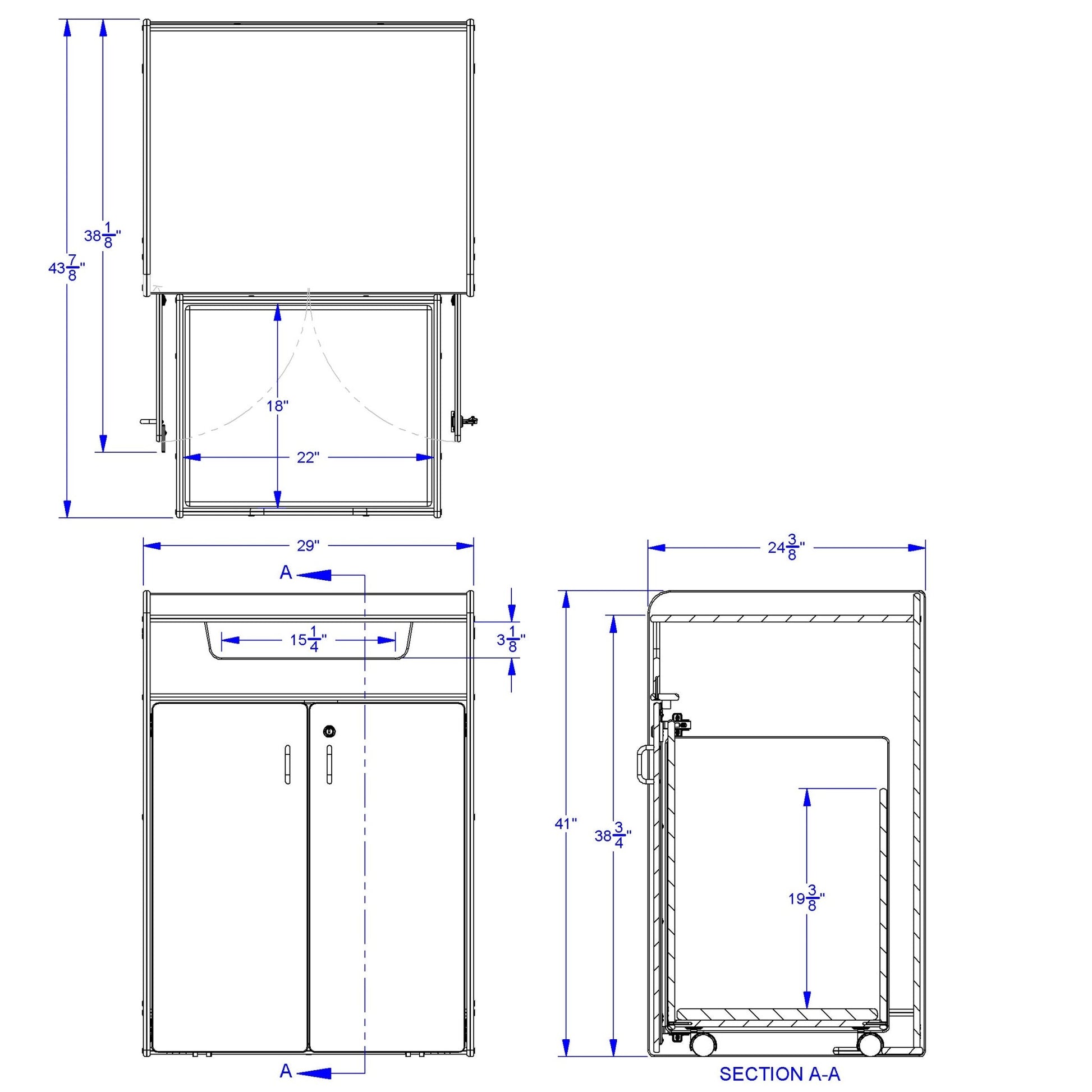 Jonti - Craft Book Return with Cart - SchoolOutlet