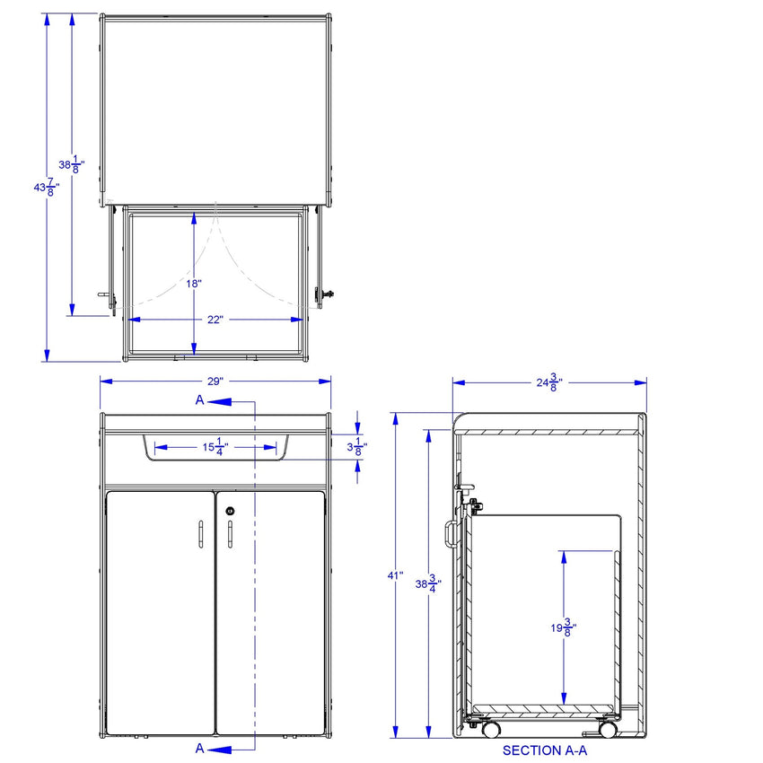 Jonti - Craft Book Return with Cart - SchoolOutlet