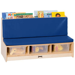 Jonti-Craft Literacy Couch - Blue (JON-37460JC)