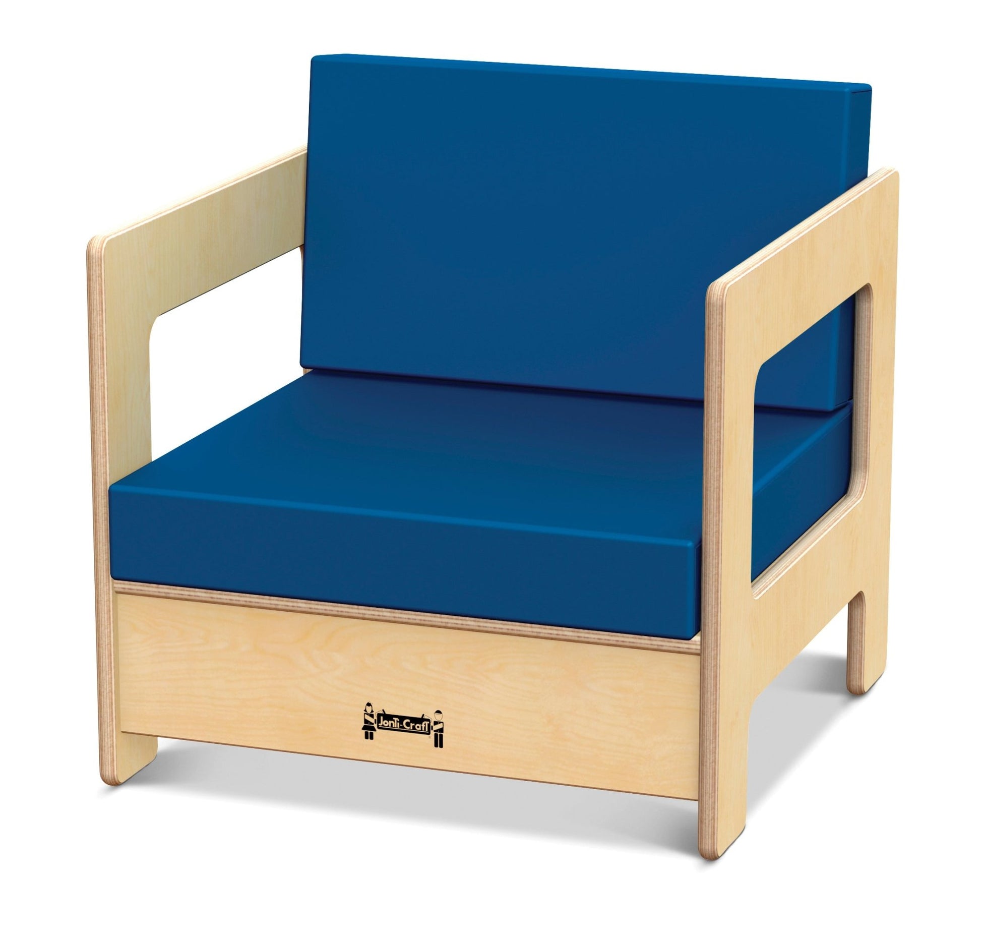 Jonti - Craft Living Room Chair - Blue - SchoolOutlet