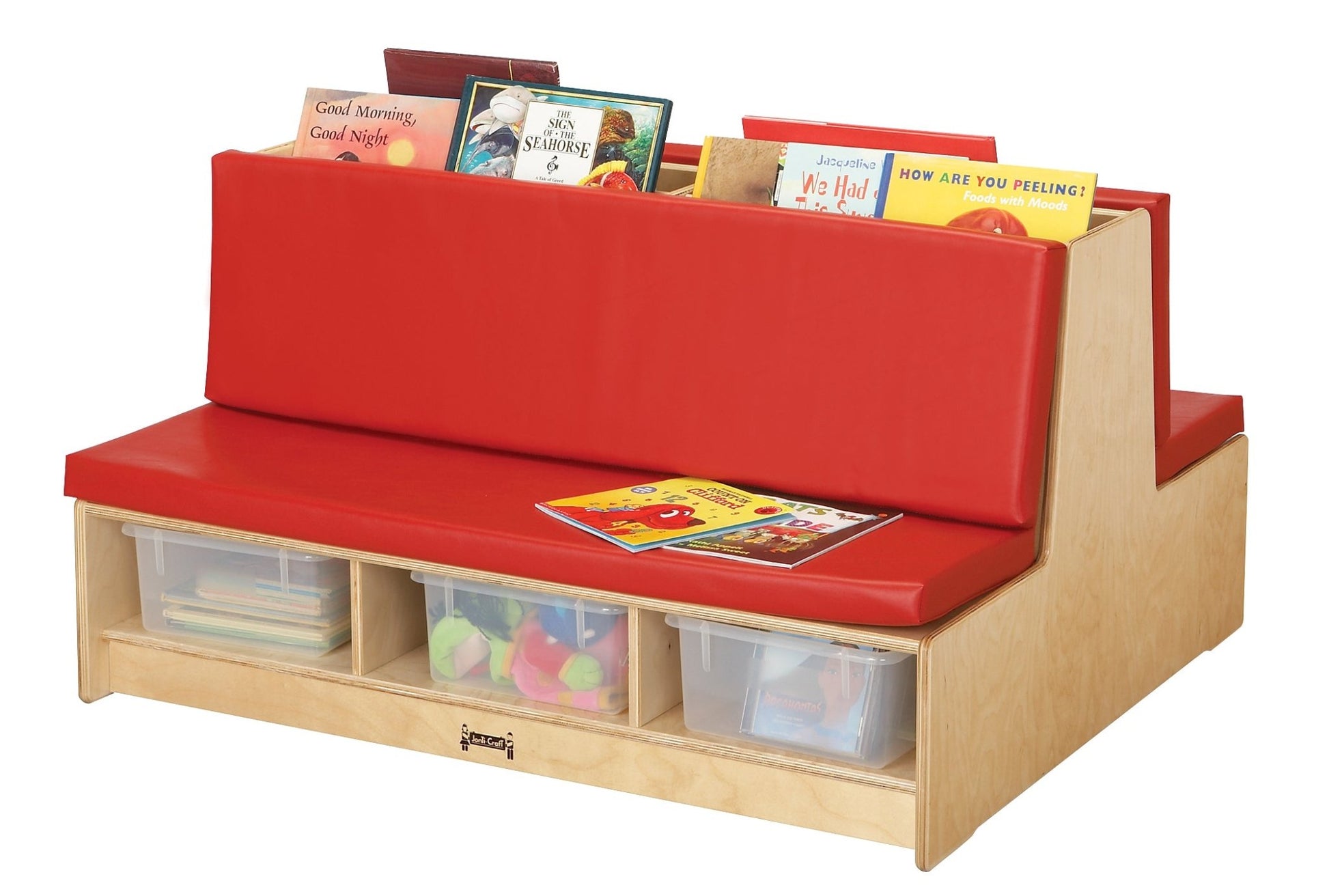Jonti - Craft Read - a - Round 3 Piece Set - Red - SchoolOutlet