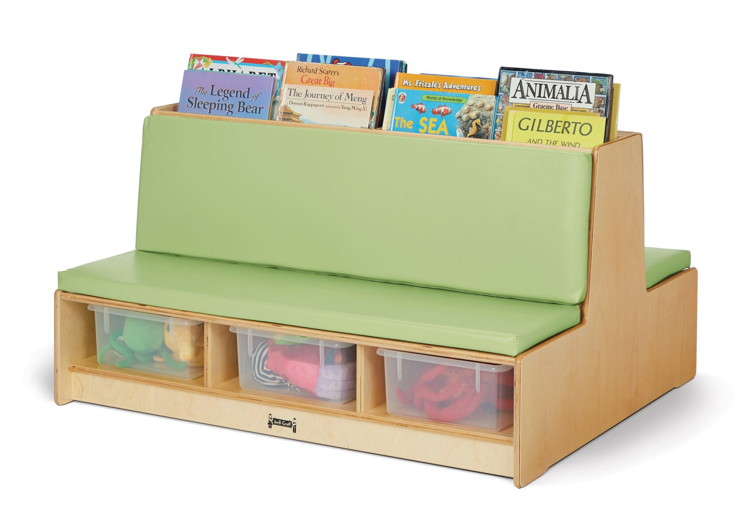 Jonti - Craft Read - a - Round Couch - Key Lime - SchoolOutlet