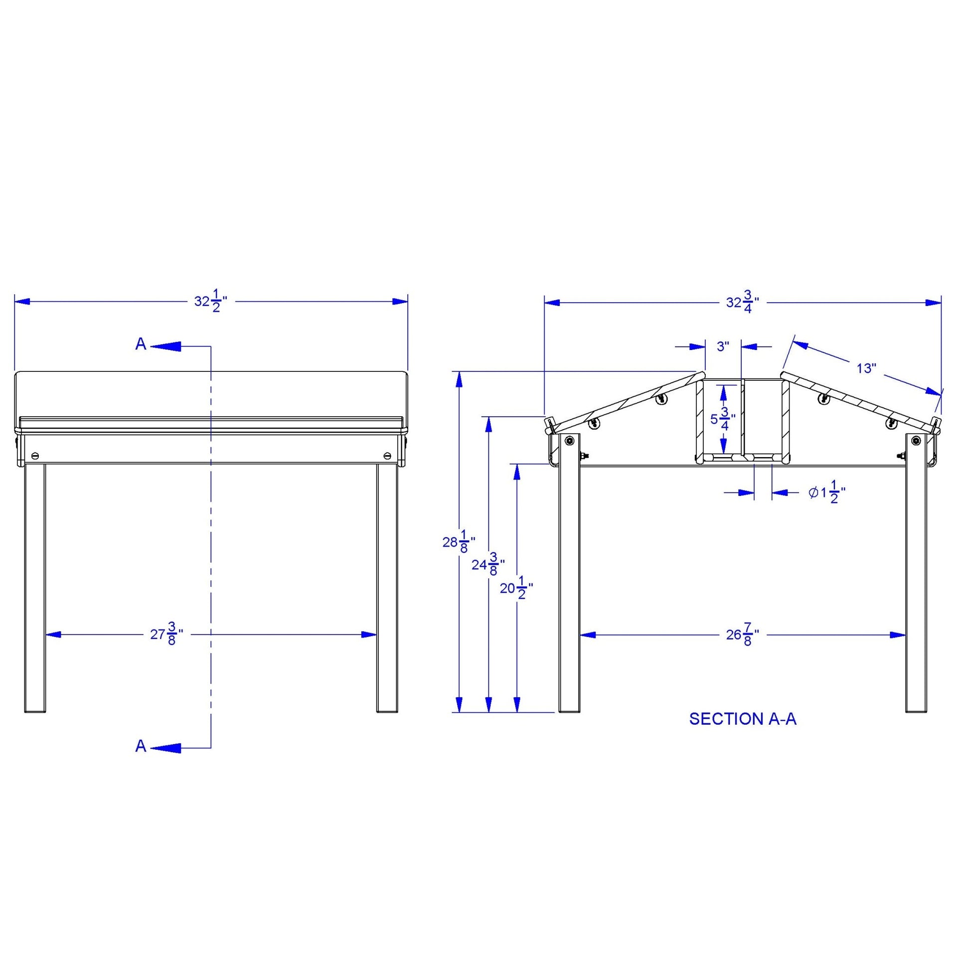 Jonti - Craft Quad Tablet And Reading Table - 24.5" High - SchoolOutlet