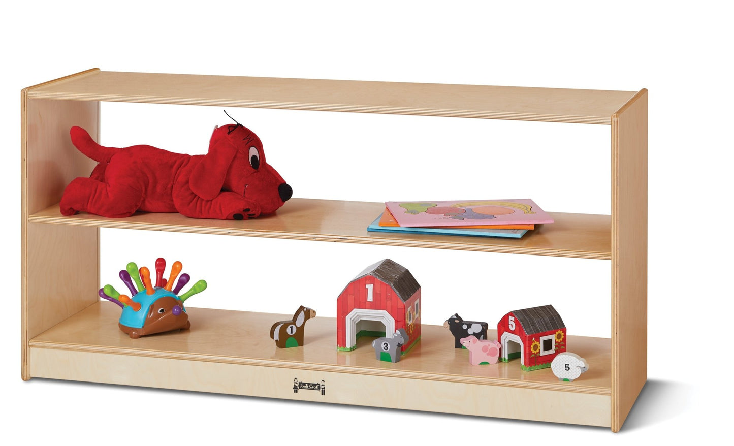 Jonti - Craft Toddler Fixed Straight - Shelf with See - Thru Back - SchoolOutlet