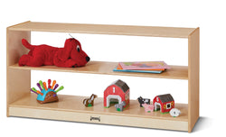 Jonti-Craft Toddler Fixed Straight-Shelf with See-Thru Back