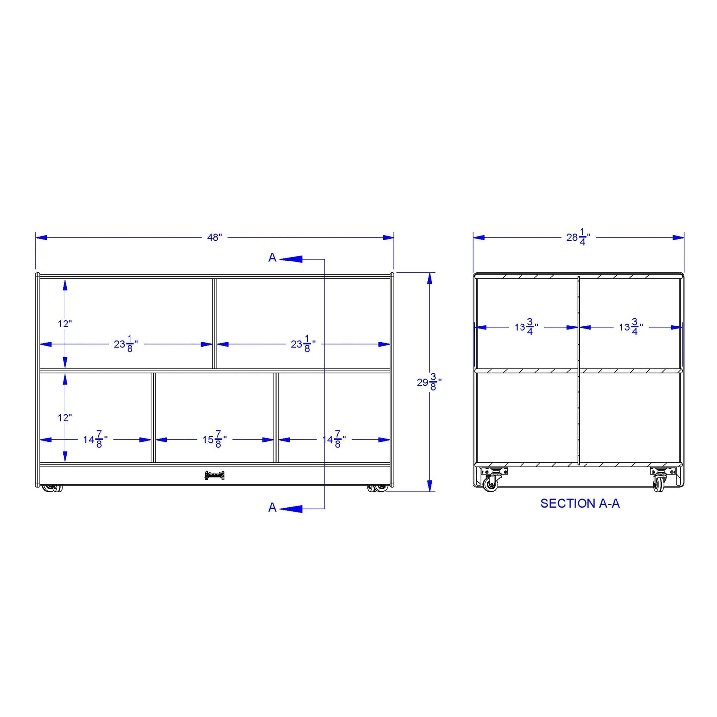 Jonti - Craft Low Double - Sided Island - SchoolOutlet