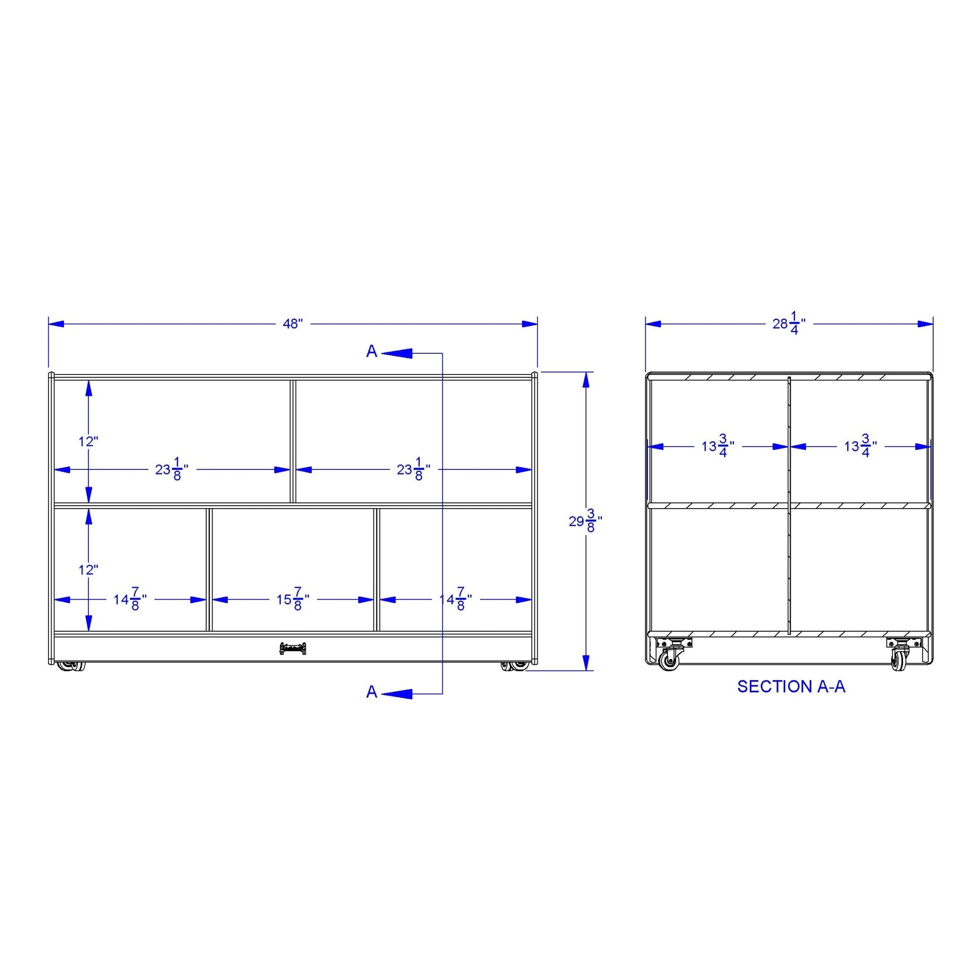 Jonti - Craft Low Double - Sided Island - SchoolOutlet