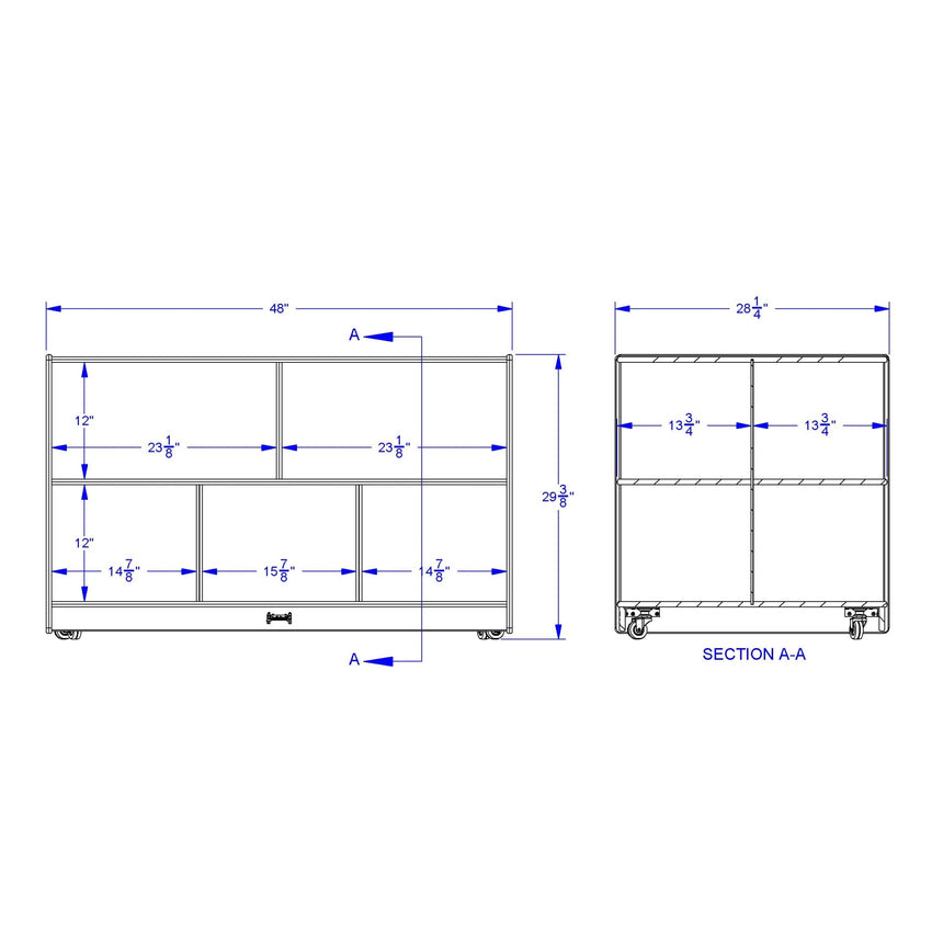 Jonti - Craft Low Double - Sided Island - SchoolOutlet