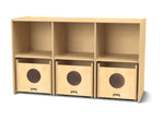 Jonti - Craft See - n - Wheel Shelf with Bins - SchoolOutlet
