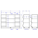 Jonti - Craft Open Storage with Beveled Front - SchoolOutlet