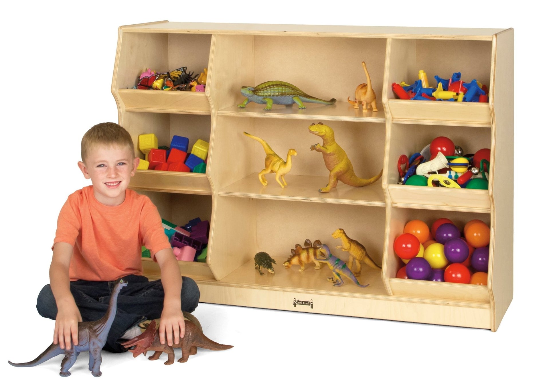 Jonti - Craft Open Storage with Beveled Front - SchoolOutlet