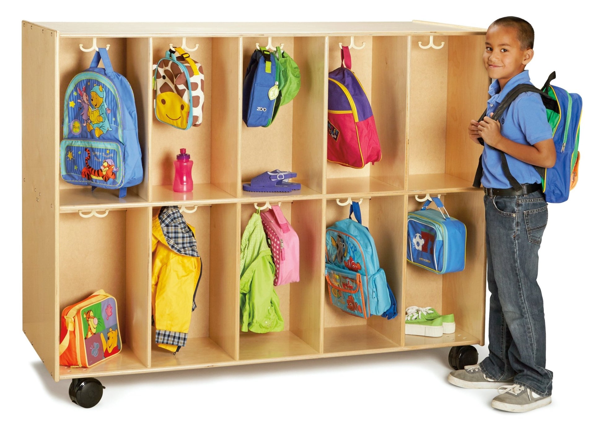 Jonti - Craft 20 Section Mobile Backpack Cubbie (Two - sided) - SchoolOutlet
