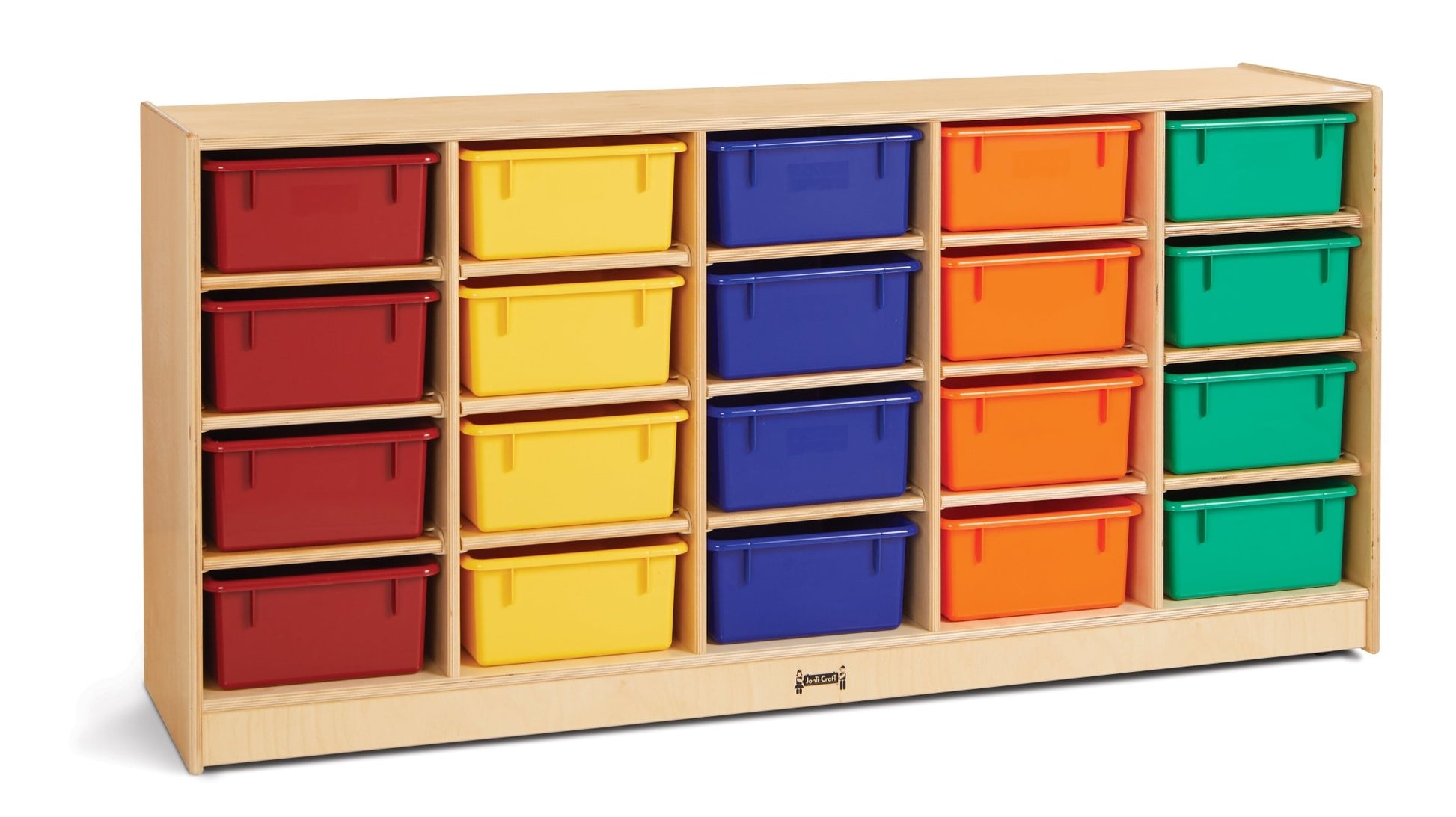 Jonti - Craft 20 Tub Mobile Storage - with Clear Tubs - SchoolOutlet