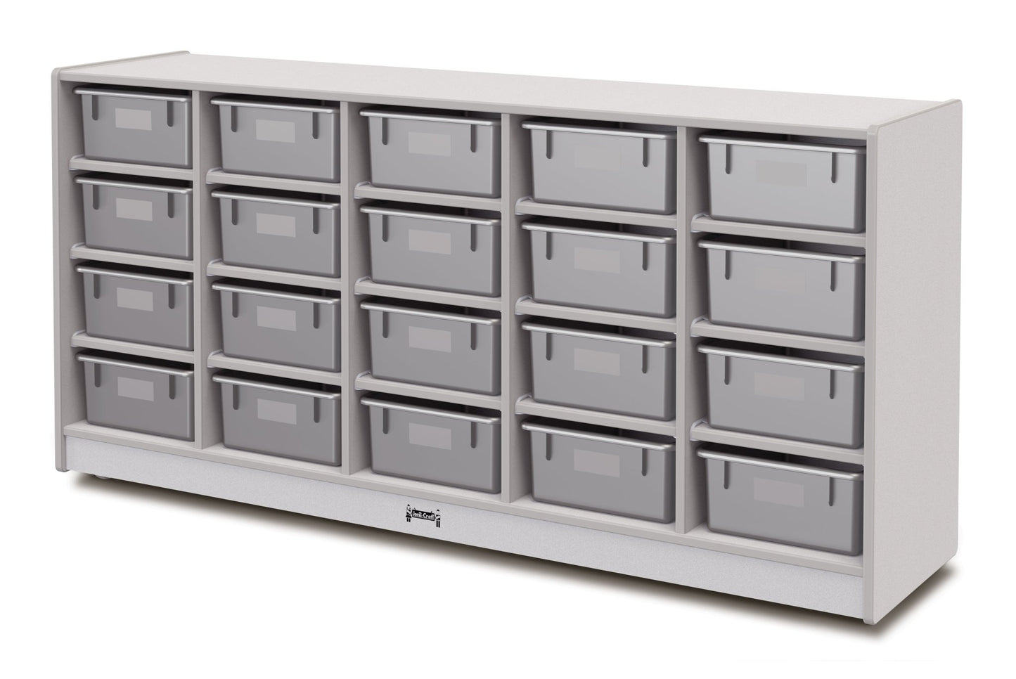 Rainbow Accents 20 Tub Mobile Storage - with Tubs - SchoolOutlet